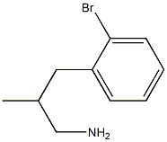 3-(2-Bromo-phenyl)-2-methyl-propylamine Struktur