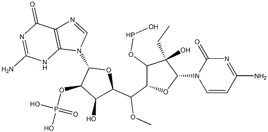 poly(deoxyguanosyl-5-ethyldeoxycytidine) Struktur