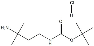 1-N-Boc-3-Methylbutane-1,3-diaMine HCl Struktur