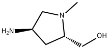 [(2S,4R)-4-amino-1-methyl-2-pyrrolidinyl]methanol(SALTDATA: FREE) Struktur