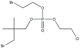 2-BROMOETHYL 3-BROMONEOPENTYL 2-CHLOROETHYL PHOSPHATE Struktur