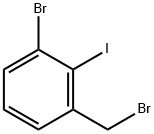 2-Bromo-3-iodobenzyl bromide Struktur