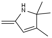 1H-Pyrrole,2,5-dihydro-2,2,3-trimethyl-5-methylene-(9CI) Struktur