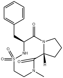 cyclo(methyltauryl-phenylalanyl-proline) Struktur