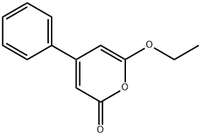 2H-Pyran-2-one,6-ethoxy-4-phenyl-(9CI) Struktur