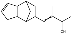 3-Buten-2-ol, 4-(3a,4,6,7,7a,-hexahydro-4,7-methano-1H-inden-5-(6)-yl)-3-methyl- Struktur