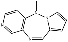 5H-Pyrido[3,4-f]pyrrolo[1,2-b][1,2,5]triazepine,5-methyl-(9CI) Struktur