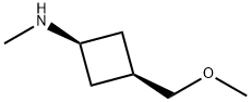 (1s,3s)-3-(MethoxyMethyl)-N-Methylcyclobutan-1-aMine Struktur