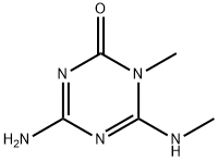 1,3,5-Triazin-2(1H)-one,4-amino-1-methyl-6-(methylamino)-(9CI) Struktur