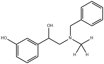 rac Benzyl Phenylephrine-d3\n(Phenylephrine Impurity D) Struktur