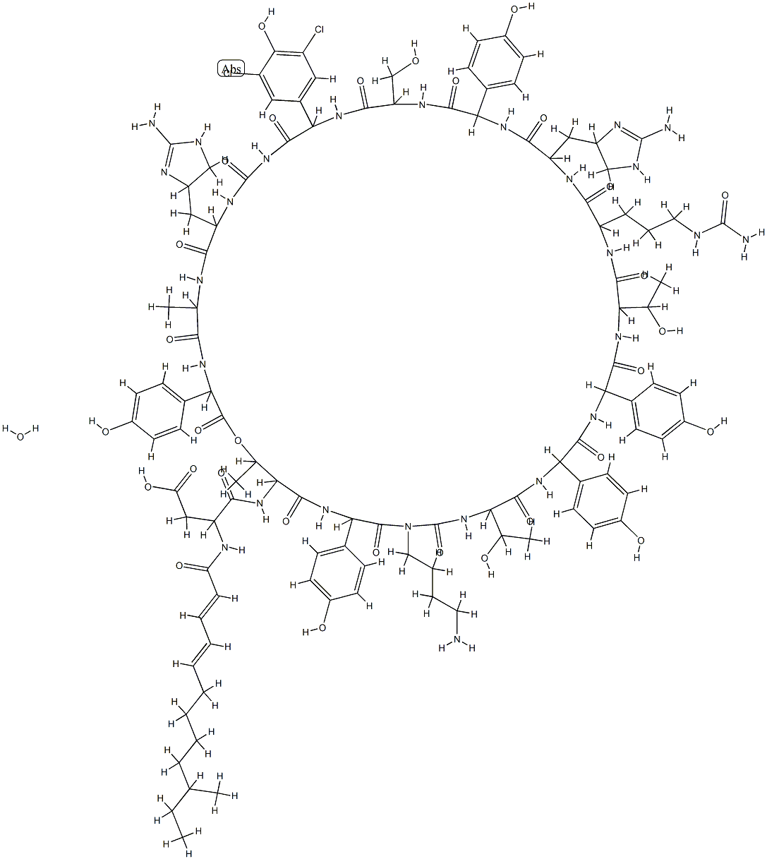 Enramycin Struktur