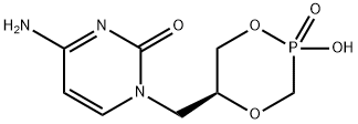 cyclic-1-(3-hydroxy-2-phosphonylmethoxypropyl)cytosine Struktur