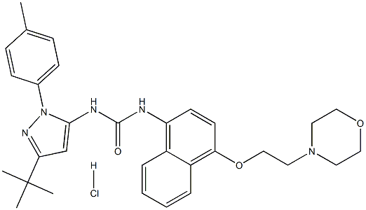 Doramapimod HCl Struktur