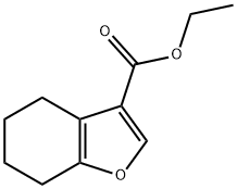 4,5,6,7-Tetrahydrobenzofuran-3-carboxylic acid ethyl ester Struktur