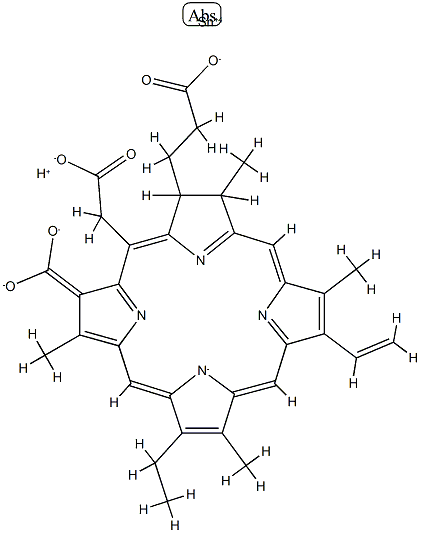 tin(IV) chlorin e6 Struktur