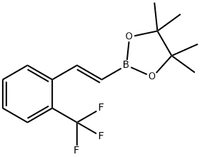 2-trifluoroMethyl-trans-beta-styrylboronic acid pinacol ester Struktur