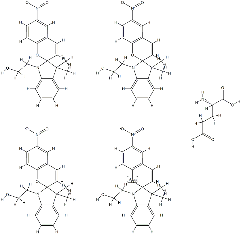 poly(spiropyran-glutamate) Struktur