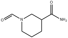 3-Piperidinecarboxamide,1-formyl-(9CI) Struktur