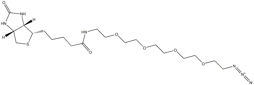 Biotin-PEG<sub>4</sub>-Azide Struktur