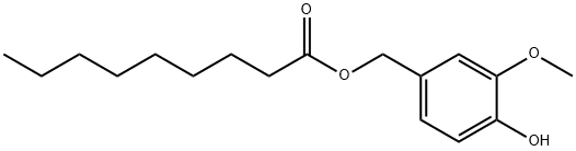 Syntheticcapsiate(Vanillylnonanoate) Struktur