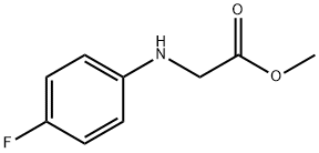 methyl 2-[(4-fluorophenyl)amino]acetate Struktur