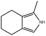 1-Methyl-4,5,6,7-tetrahydro-2H-isoindole Struktur