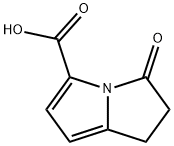 1H-Pyrrolizine-5-carboxylicacid,2,3-dihydro-3-oxo-(9CI) Struktur