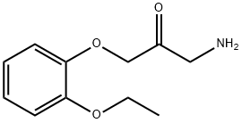 2-Propanone,1-amino-3-(2-ethoxyphenoxy)-(9CI) Struktur