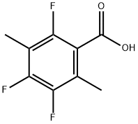 2,4,5-Trifluoro-3,6-dimethyl-benzoic acid Struktur