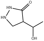 3-Pyrazolidinone,4-(1-hydroxyethyl)-(9CI) Struktur