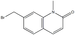 2(1H)-Quinolinone,7-(bromomethyl)-1-methyl-(9CI) Struktur