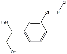 Benzeneethanol,β-aMino-3-chloro- (hydrochloride)(1:1) Struktur