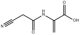 2-Propenoicacid,2-[(cyanoacetyl)amino]-(9CI) Struktur