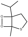 6,7-Dioxa-2-thiabicyclo[3.2.0]heptane,1-methyl-5-(1-methylethyl)-(9CI) Struktur