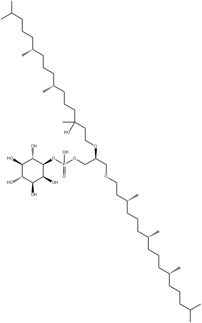 hydroxyarchaetidylinositol Struktur