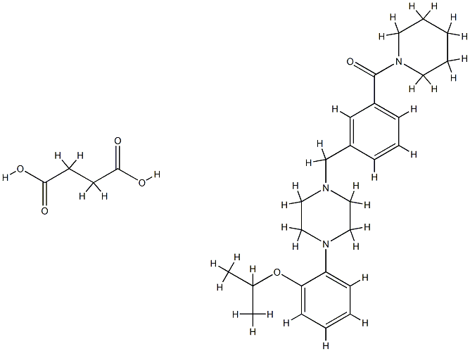 mazapertine succinate Struktur