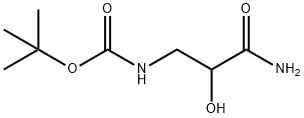 (2-Carbamoyl-2-Hydroxy-Ethyl)-Carbamic Acid Tert-Butyl Ester(WX642127) Struktur