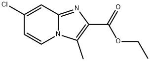 ethyl 7-chloro-3-methylimidazo[1,2-a]pyridine-2-carboxylate Struktur