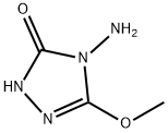 3H-1,2,4-Triazol-3-one,4-amino-2,4-dihydro-5-methoxy-(9CI) Struktur