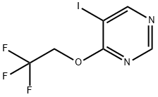 5-IODO-4-(2,2,2-TRIFLUOROETHOXY)PYRIMIDINE Struktur