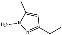 1H-Pyrazol-1-amine,3-ethyl-5-methyl-(9CI) Struktur