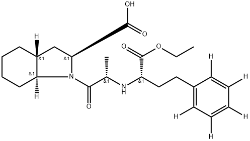 Trandolapril-d5 Struktur