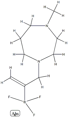 Potassium 3-(4-methyl-1,4-diazepan-1-yl)prop-1-en-2-yltrifluoroborate Struktur