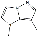 1H-Imidazo[1,2-b]pyrazole,1,7-dimethyl-(9CI) Struktur