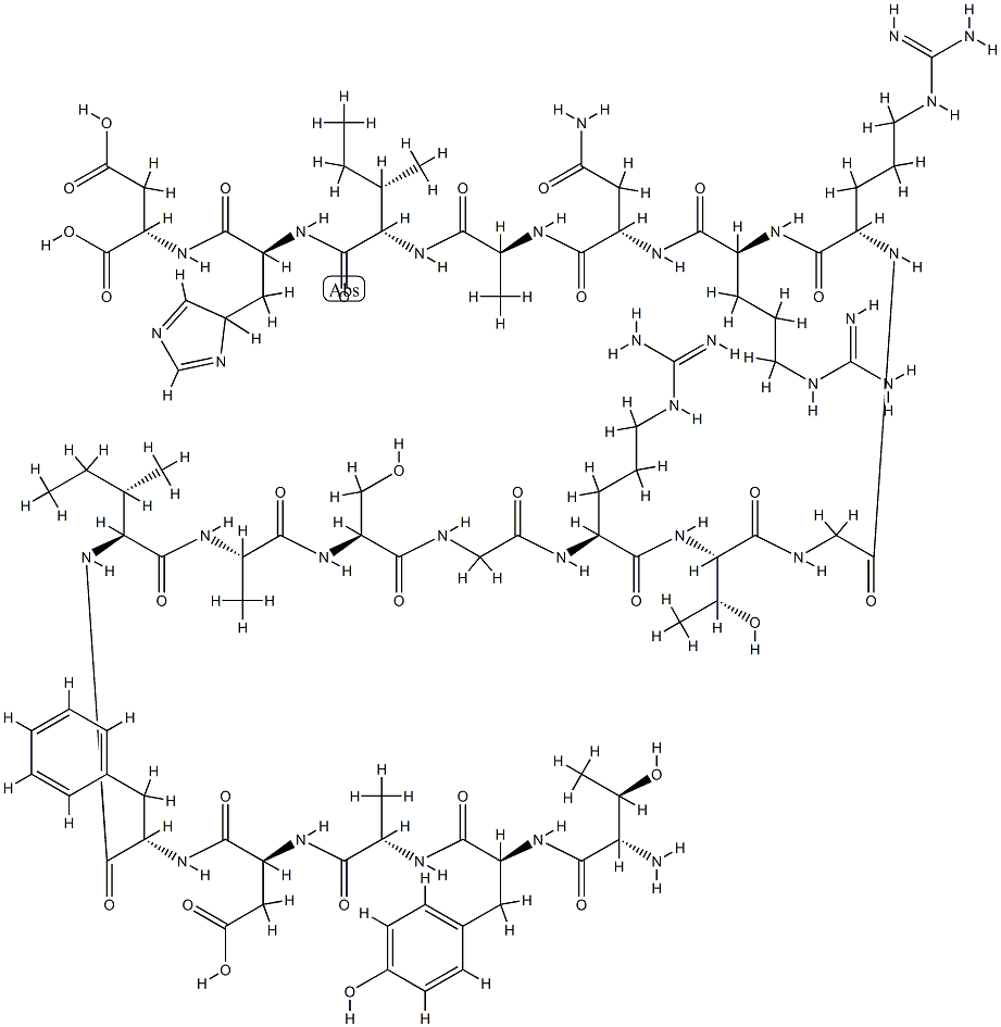 protein kinase inhibitor peptide (6-24) Struktur