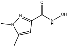 1H-Pyrazole-3-carboxamide,N-hydroxy-1,5-dimethyl-(9CI) Struktur