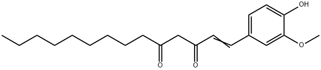 1-Dehydro-10-gingerdione Struktur