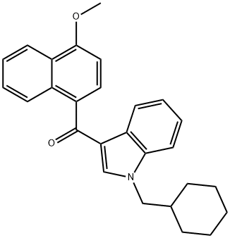 JWH 081-N-(cyclohexylmethyl) analog Struktur