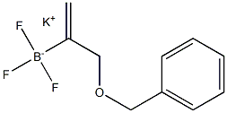 Potassium (3-(benzyloxy)prop-1-en-2-yl)trifluoroborate Struktur