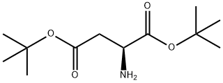 (2S)-2-Aminobutanedioic acid ditert-butyl ester Struktur